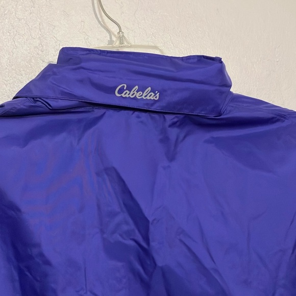 Cabela's women’s purple rain coat with storable hood  2XL - Picture 9 of 11